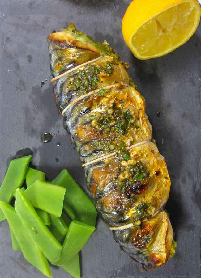 Seaside Stuffed Mackerel | Recipe | Cuisine Fiend